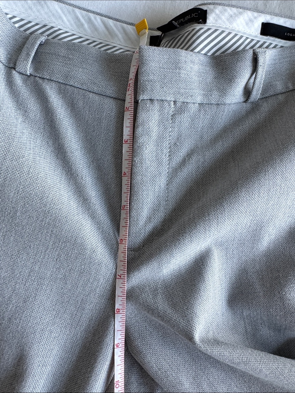Banana Republic Women’s Logan Dress Pants in Light Gray 4 LONG 35” Inseam - Picture 7 of 8